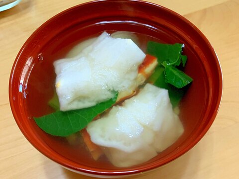 蟹と小松菜のお雑煮